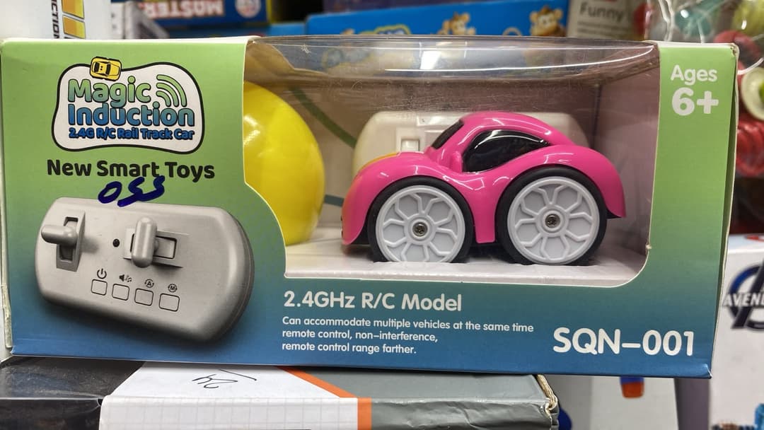 Magic Induction RC Rail Track Car Pink